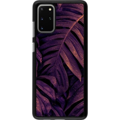 Samsung Galaxy S20+ Case Hülle - Purple Light Leaves