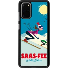Samsung Galaxy S20+ Case Hülle - Saas-Fee Ski Downhill