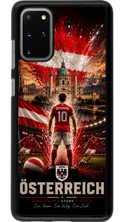 Samsung Galaxy S20+ Case Hülle - Fussball Österreich splash 2026
