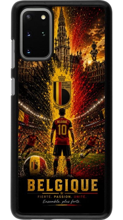Samsung Galaxy S20+ Case Hülle - Fussball Belgien splash 2026