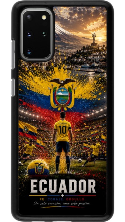 Samsung Galaxy S20+ Case Hülle - Fussball Ecuador splash 2026