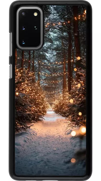 Samsung Galaxy S20+ Case Hülle - Winter 25 Winter snowy road