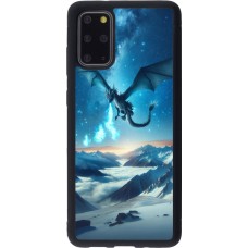 Samsung Galaxy S20+ Case Hülle - Silikon schwarz Drache nächtliche Berg