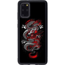 Samsung Galaxy S20+ Case Hülle - Silikon schwarz Japanese style Dragon Tattoo Red Black