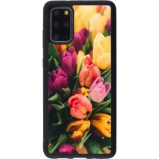 Samsung Galaxy S20+ Case Hülle - Silikon schwarz Bouquet of tulips Spring 2026