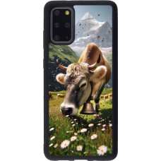 Samsung Galaxy S20+ Case Hülle - Silikon schwarz Kuh Berg Wallis