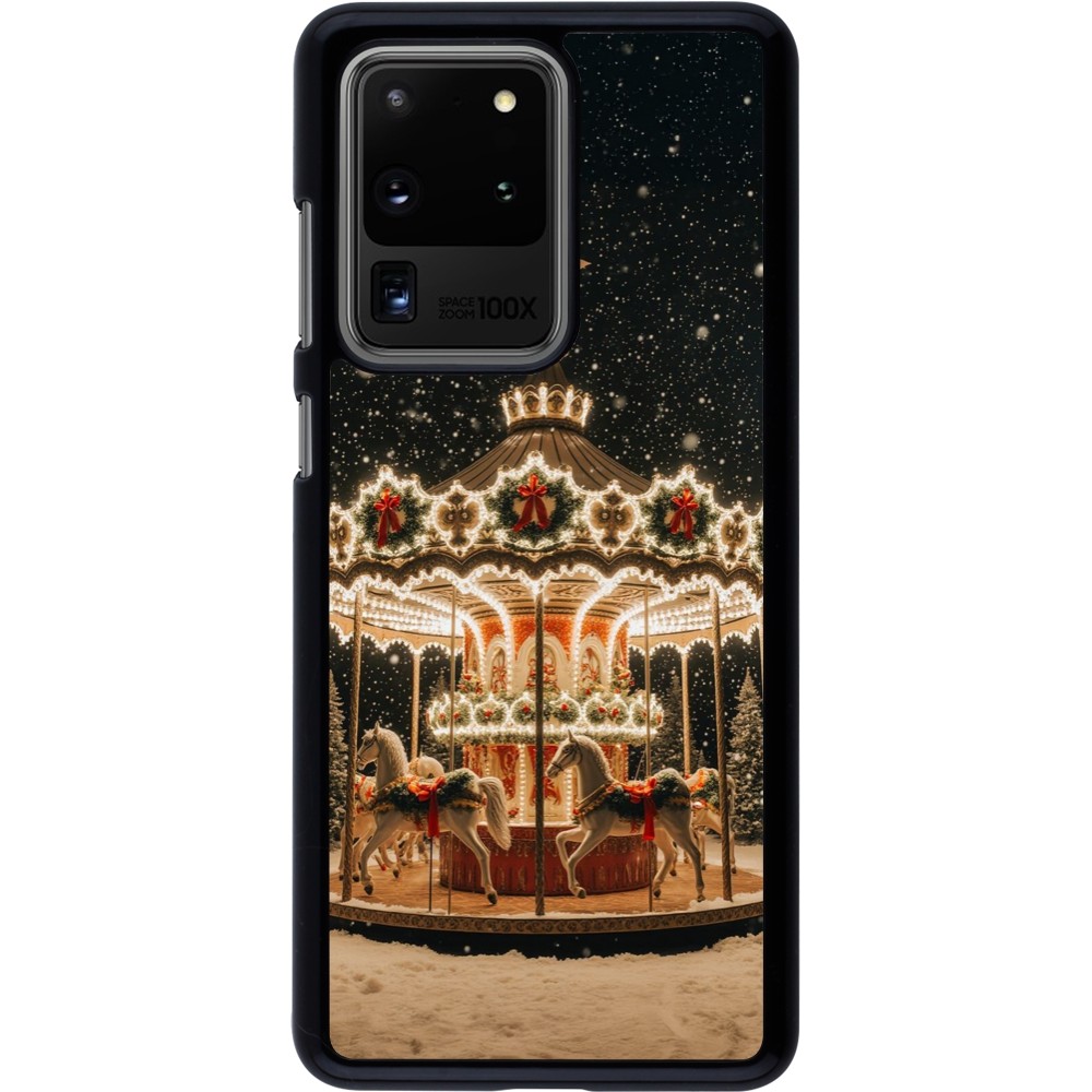 Samsung Galaxy S20 Ultra Case Hülle - Christmas 25 Carousel