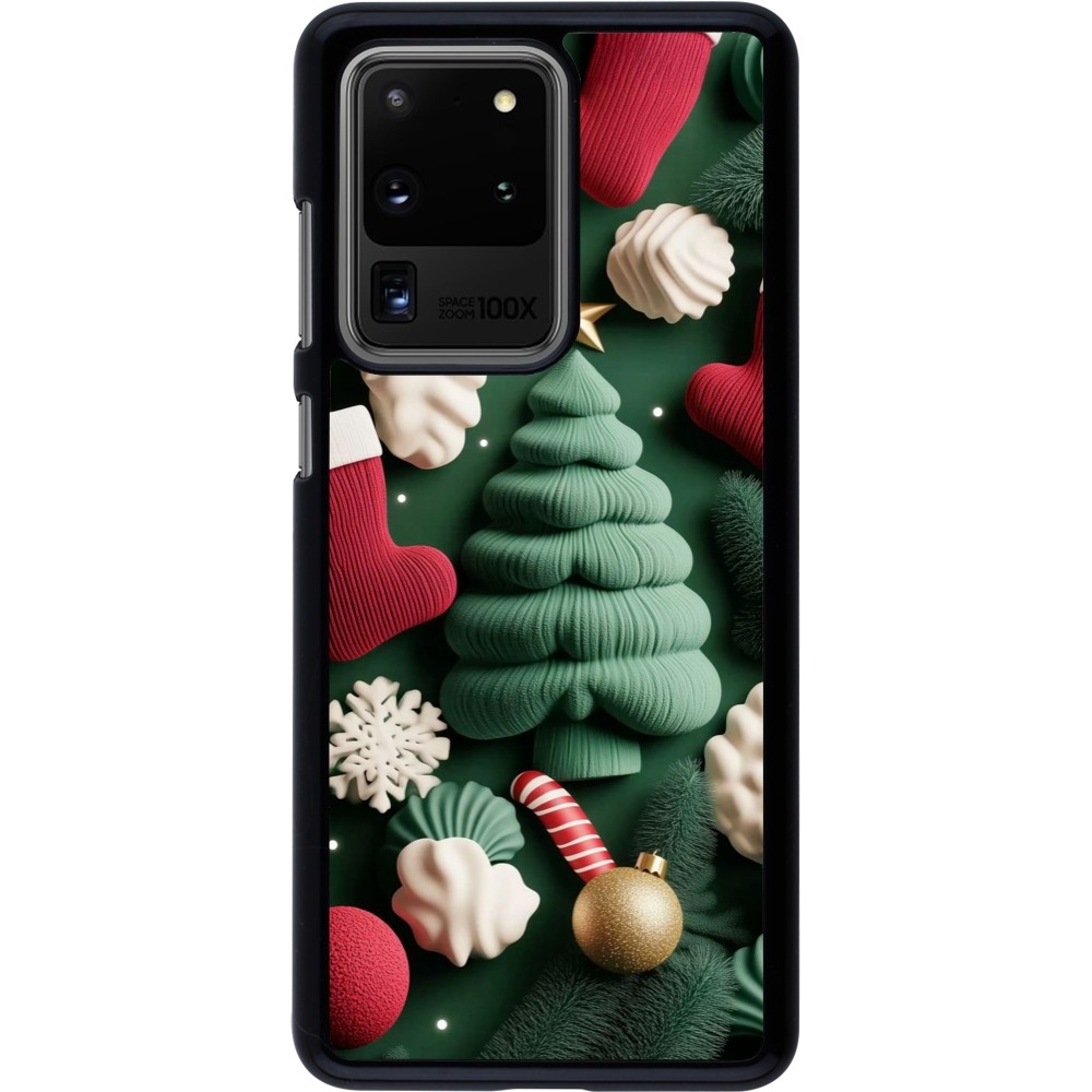 Samsung Galaxy S20 Ultra Case Hülle - Christmas 25 Christmas textiles