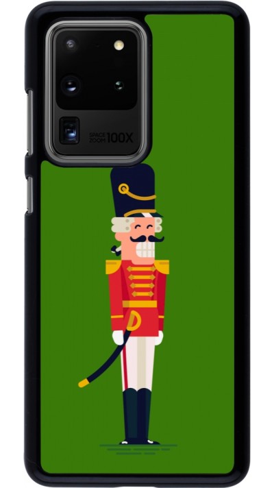 Samsung Galaxy S20 Ultra Case Hülle - Christmas 25 Nutcracker Green