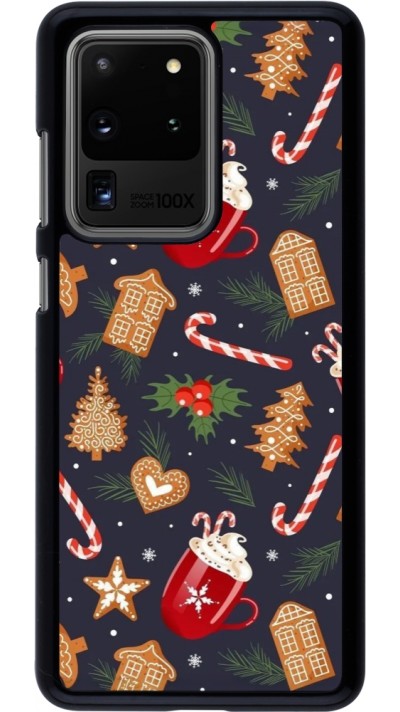 Samsung Galaxy S20 Ultra Case Hülle - Christmas 25 Pattern Gingerbread House