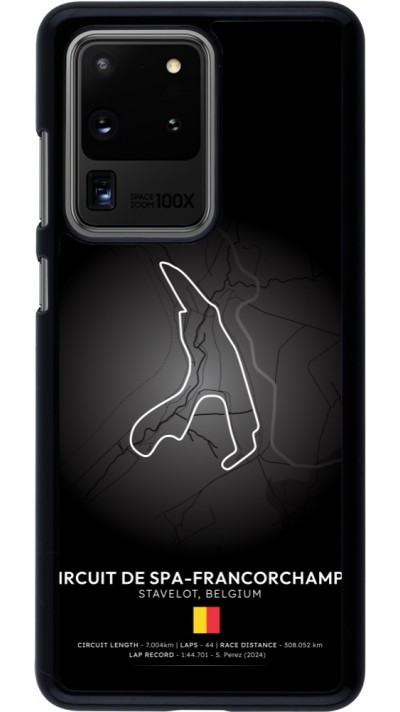 Samsung Galaxy S20 Ultra Case Hülle - F1 Track 2025 Belgium