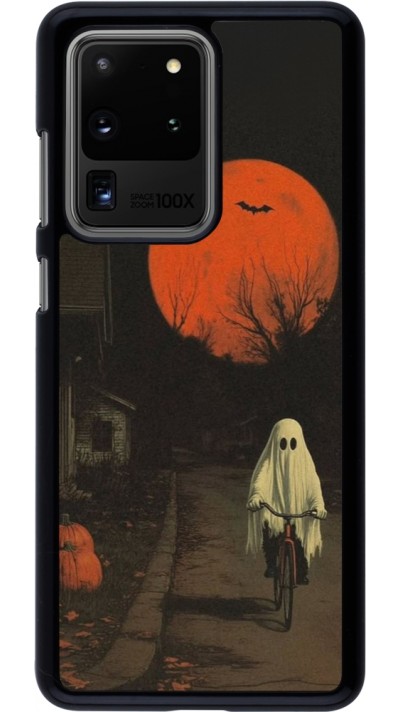 Coque Samsung Galaxy S20 Ultra - Halloween 2025 Ghost on a bicycle