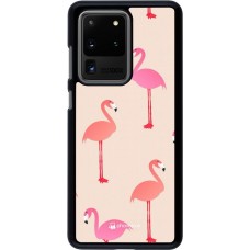 Coque Samsung Galaxy S20 Ultra - Pink Flamingos Pattern