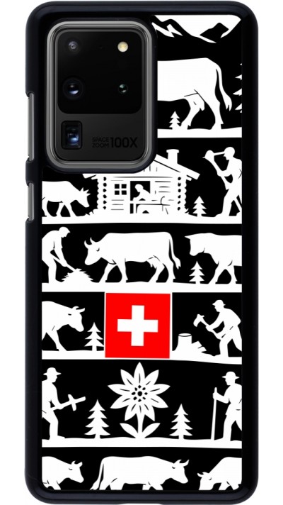 Coque Samsung Galaxy S20 Ultra - Poya Suisse 1 noir