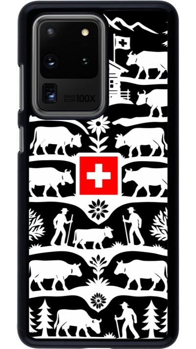 Coque Samsung Galaxy S20 Ultra - Poya Suisse 3 noir