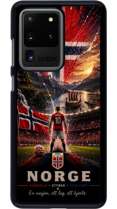 Coque Samsung Galaxy S20 Ultra - Football Norvège splash 2026