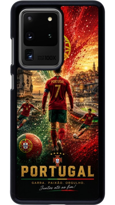 Coque Samsung Galaxy S20 Ultra - Football Portugal splash 2026