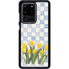 Samsung Galaxy S20 Ultra Case Hülle - Blue vichy tulips 2026