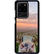 Samsung Galaxy S20 Ultra Case Hülle - Cow with tulips 2026