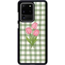 Samsung Galaxy S20 Ultra Case Hülle - Green vichy tulips 2026
