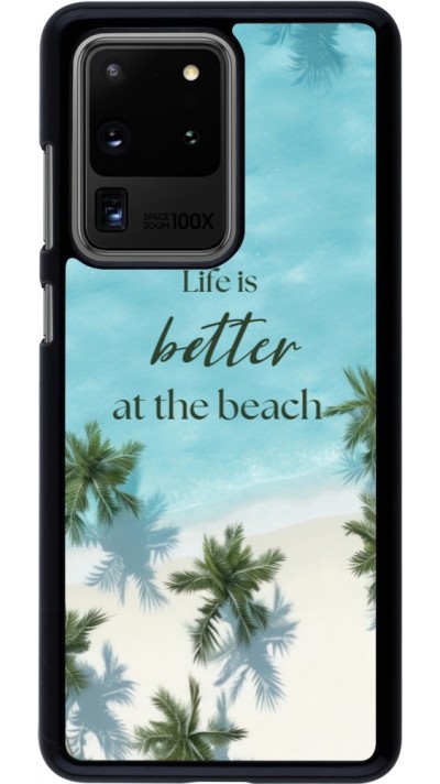 Samsung Galaxy S20 Ultra Case Hülle - Summer 2025 Life is better at the beach