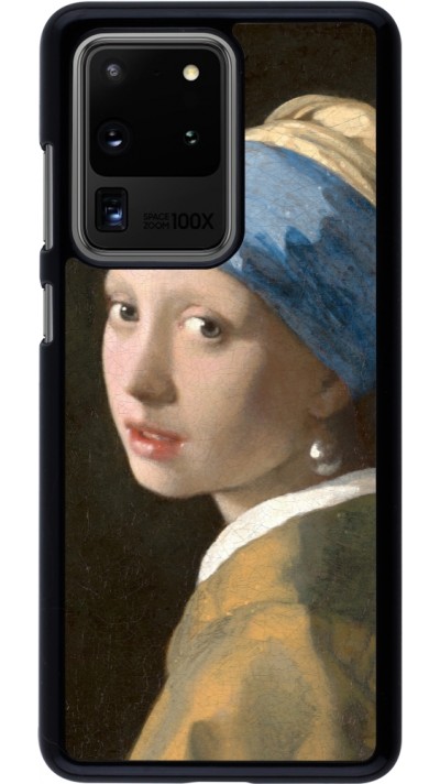 Coque Samsung Galaxy S20 Ultra - Tableau art - La Jeune fille à la perle - Johannes Vermeer