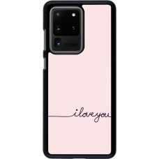 Samsung Galaxy S20 Ultra Case Hülle - Valentine 2023 i love you writing
