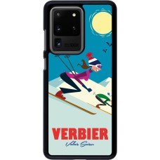 Samsung Galaxy S20 Ultra Case Hülle - Verbier Ski Downhill