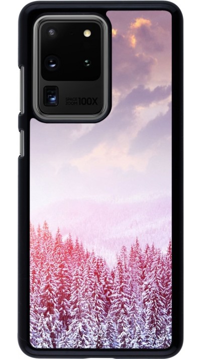 Samsung Galaxy S20 Ultra Case Hülle - Winter 22 Pink Forest
