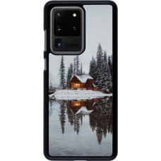 Samsung Galaxy S20 Ultra Case Hülle - Winter 25 Winter house forest afternoon