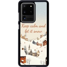 Samsung Galaxy S20 Ultra Case Hülle - Winter 25 Winter Keep calm and let it snow