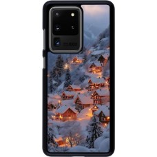 Samsung Galaxy S20 Ultra Case Hülle - Winter 25 Winter snowy village