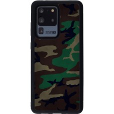 Hülle Samsung Galaxy S20 Ultra - Silikon schwarz Camouflage 3