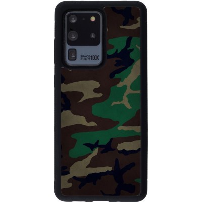 Hülle Samsung Galaxy S20 Ultra - Silikon schwarz Camouflage 3