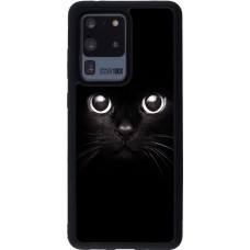 Hülle Samsung Galaxy S20 Ultra - Silikon schwarz Cat eyes