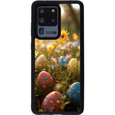 Samsung Galaxy S20 Ultra Case Hülle - Silikon schwarz Easter 2026 Decorated eggs