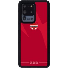 Coque Samsung Galaxy S20 Ultra - Silicone rigide noir Maillot de football Canada 2026 personnalisable