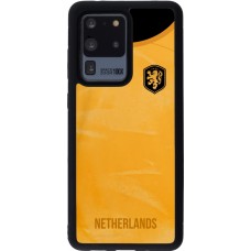 Samsung Galaxy S20 Ultra Case Hülle - Silikon schwarz Holland 2022 personalisierbares Fußballtrikot