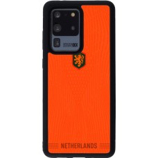 Samsung Galaxy S20 Ultra Case Hülle - Silikon schwarz Niederlande 2026 personalisierbares Fussballtrikot