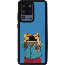 Samsung Galaxy S20 Ultra Case Hülle - Silikon schwarz Frog with camera DTMF