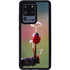 Samsung Galaxy S20 Ultra Case Hülle - Silikon schwarz Ladybird on a mushroom 2026