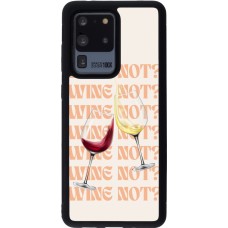 Samsung Galaxy S20 Ultra Case Hülle - Silikon schwarz Wine not