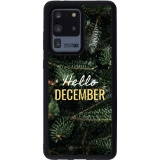 Samsung Galaxy S20 Ultra Case Hülle - Silikon schwarz Winter 25 Winter hello december