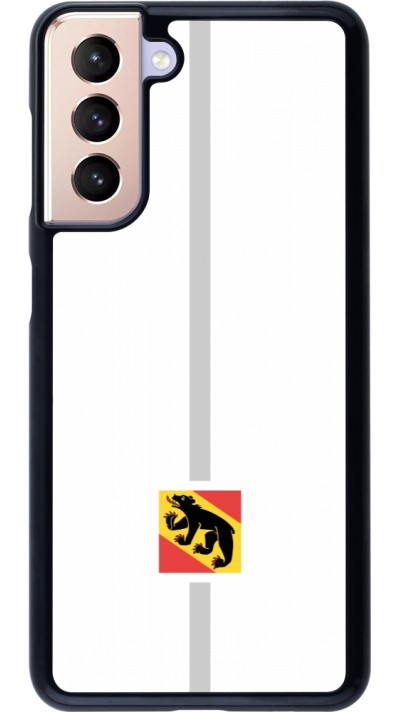 Samsung Galaxy S21 5G Case Hülle - Kanton BE weiss