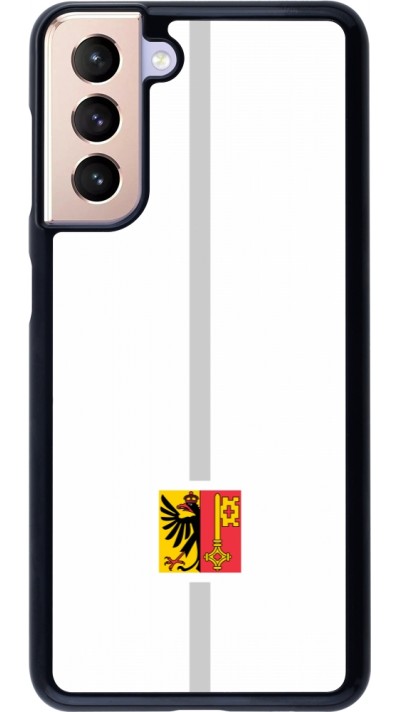 Samsung Galaxy S21 5G Case Hülle - Kanton GE weiss