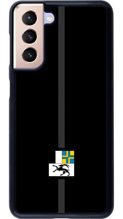 Samsung Galaxy S21 5G Case Hülle - Kanton GR schwarz