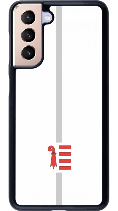Samsung Galaxy S21 5G Case Hülle - Kanton JU weiss