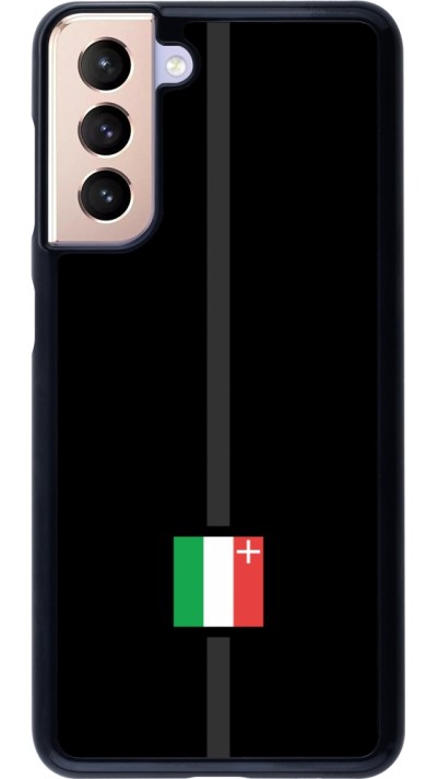 Samsung Galaxy S21 5G Case Hülle - Kanton NE schwarz