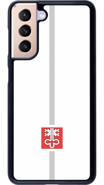 Samsung Galaxy S21 5G Case Hülle - Kanton NW weiss