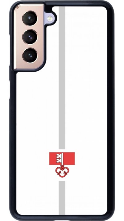 Samsung Galaxy S21 5G Case Hülle - Kanton OW weiss